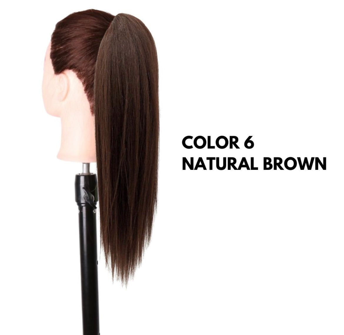 Coda con Coulisse - Liscia 50 cm - Natural Brown