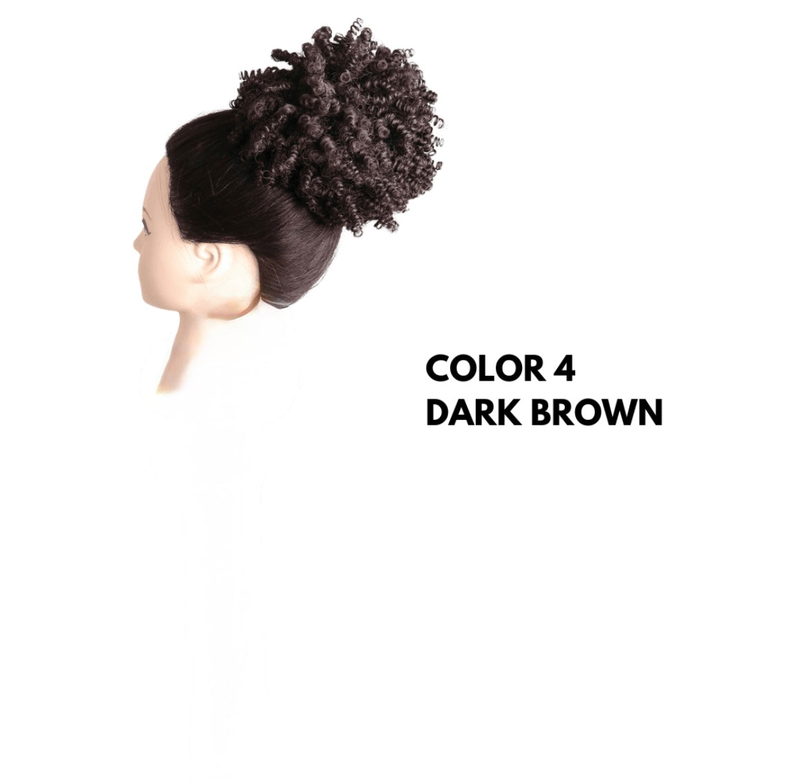 Chignon Afro con Coulisse - Dark Brown