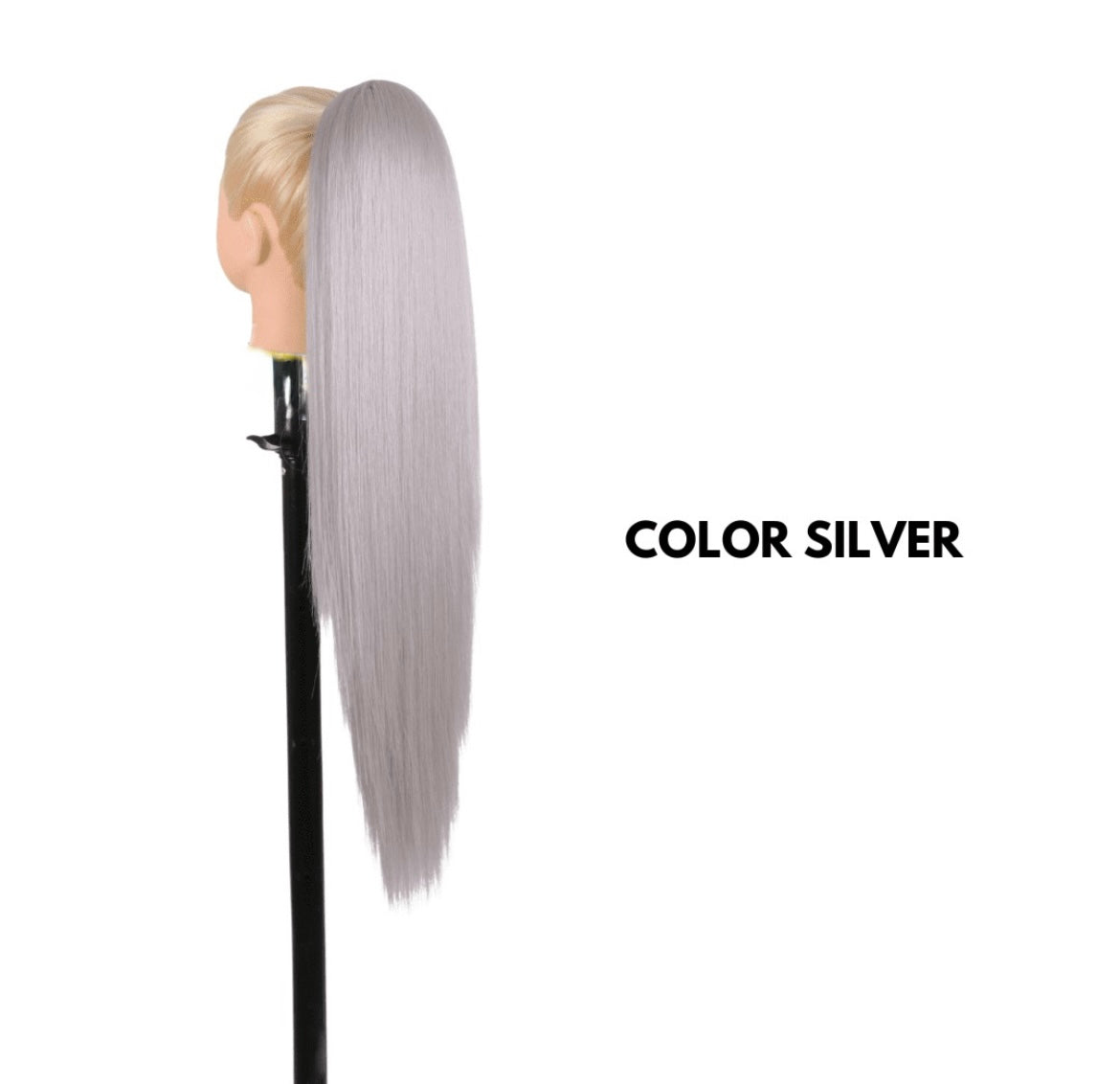 Coda con Coulisse - Liscia 70 cm - Silver