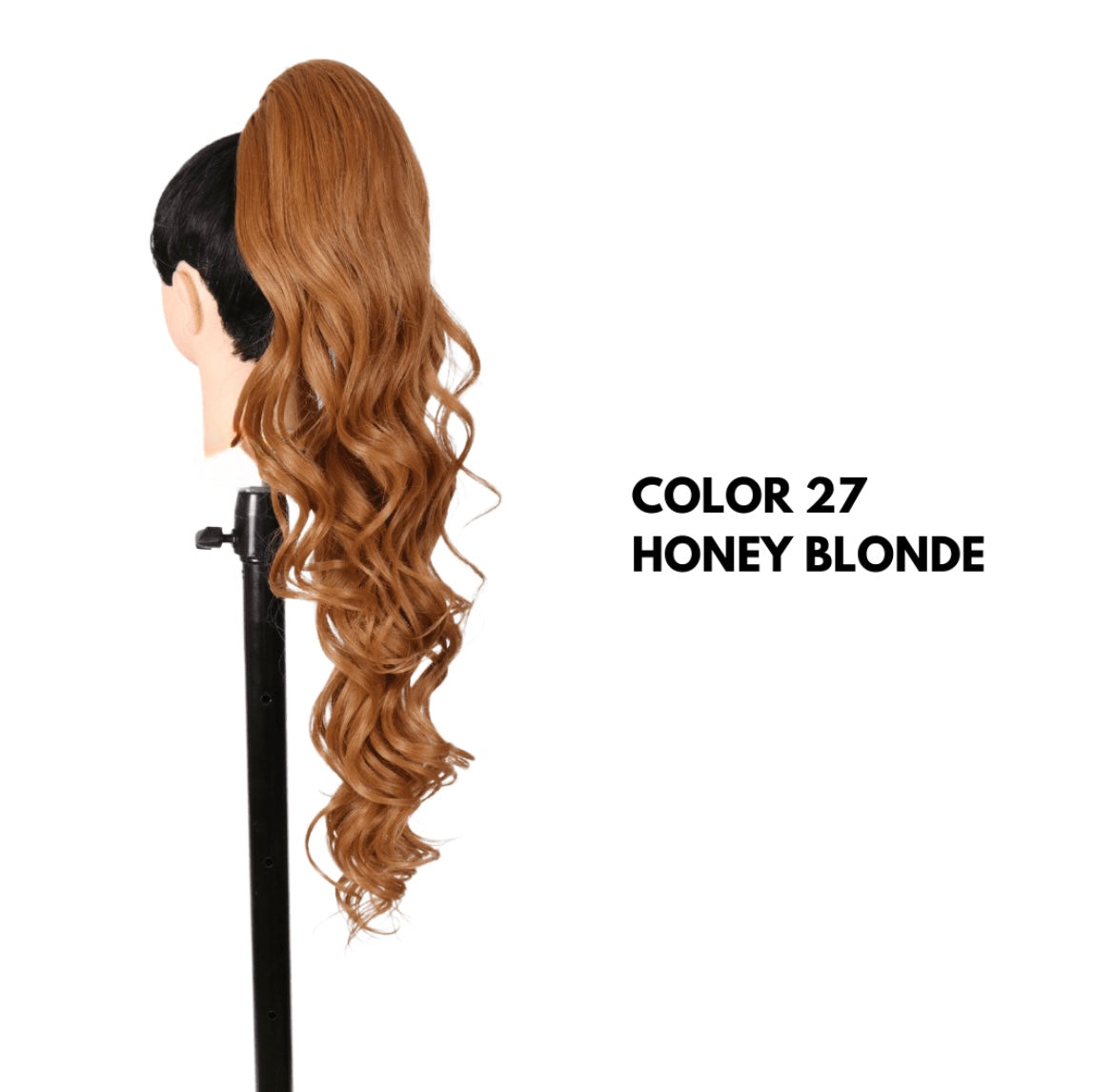 Coda con Coulisse - Ondulata 70 cm - Honey Blonde
