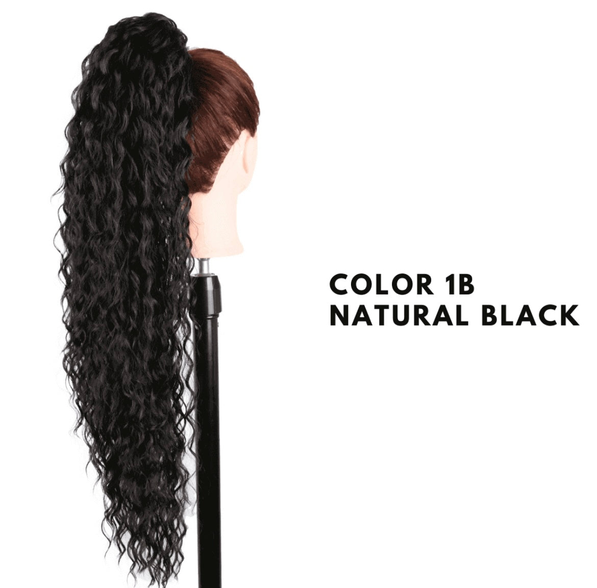 Coda con Coulisse - Riccia 70 cm - Black