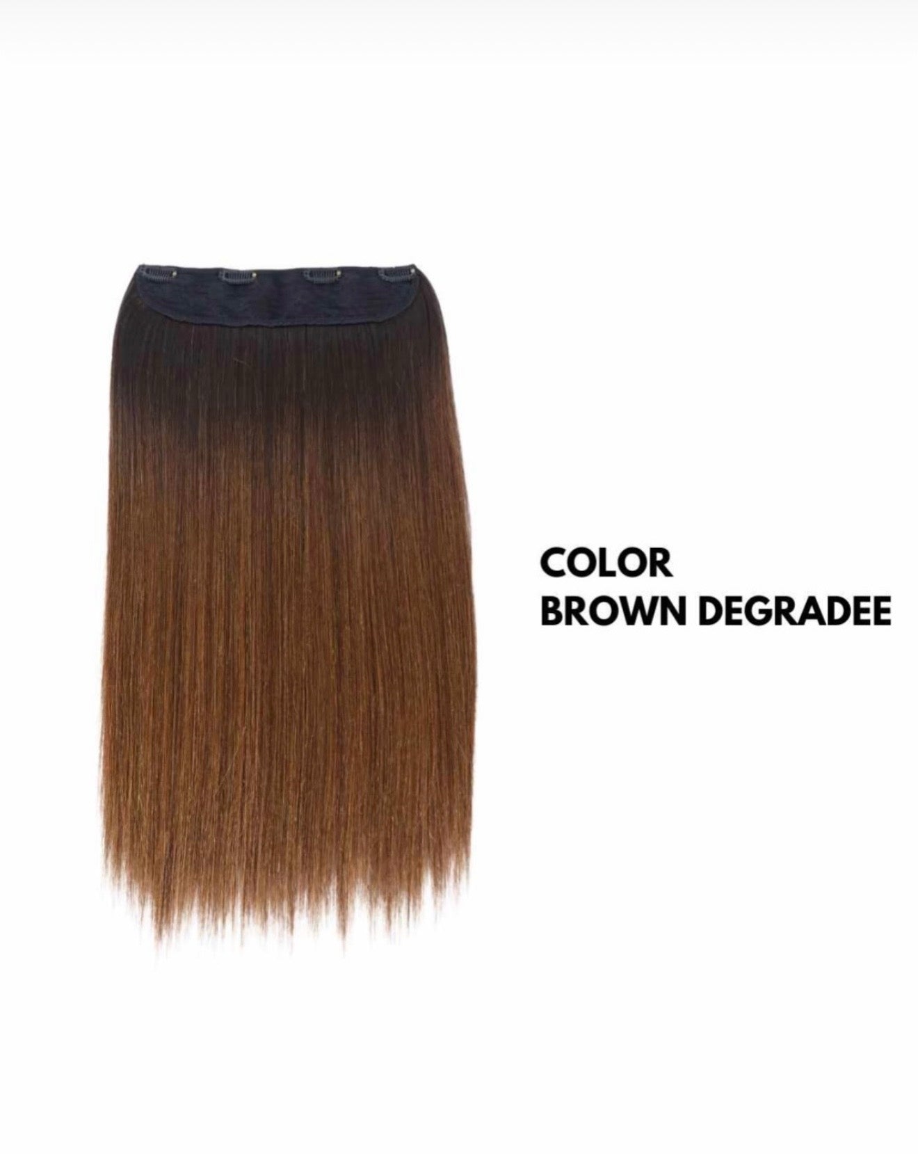 Banda unica con Clip - Brown Degradee