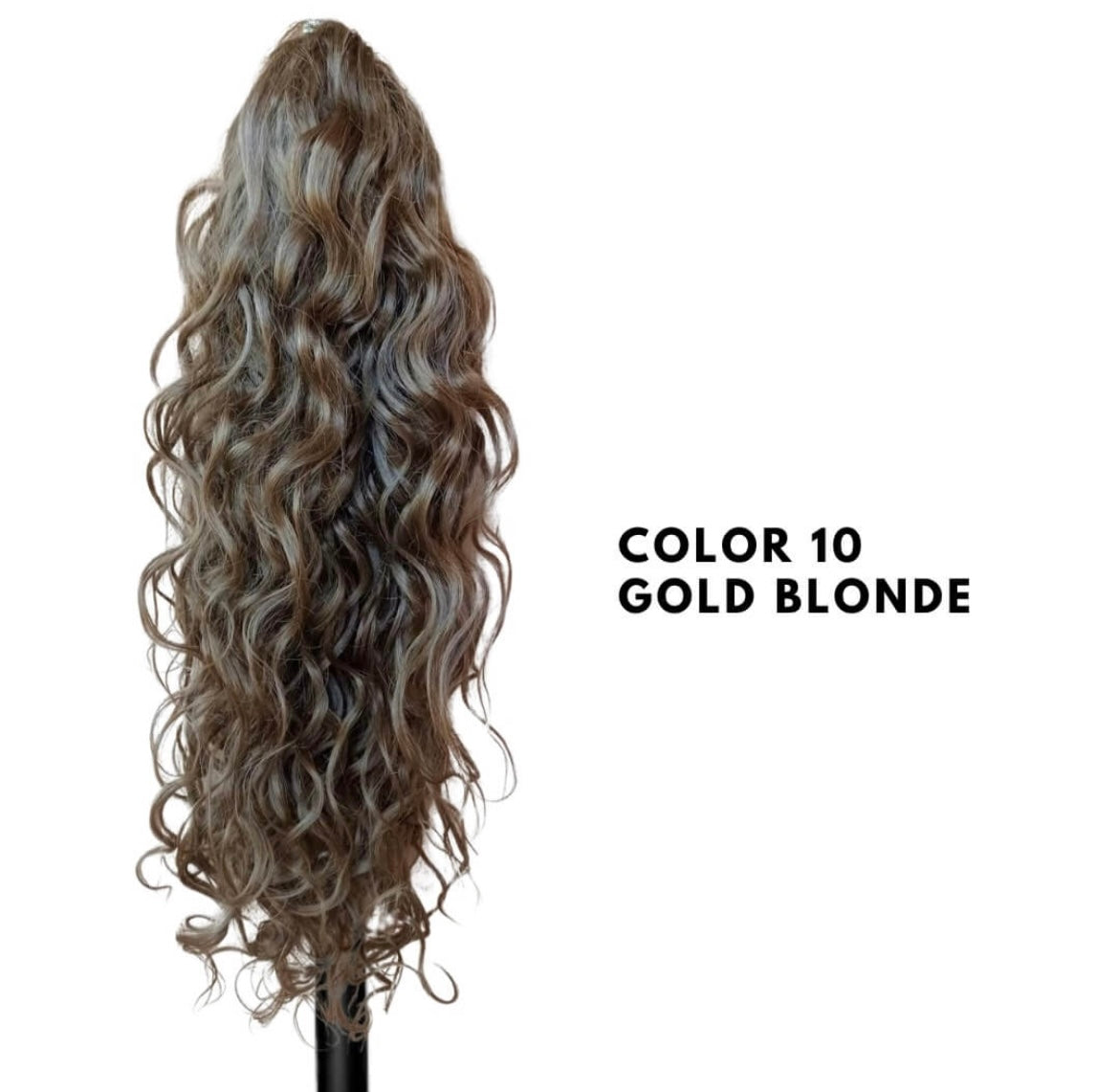 Coda con Coulisse - Riccio Morbido 70 cm - Gold Blonde