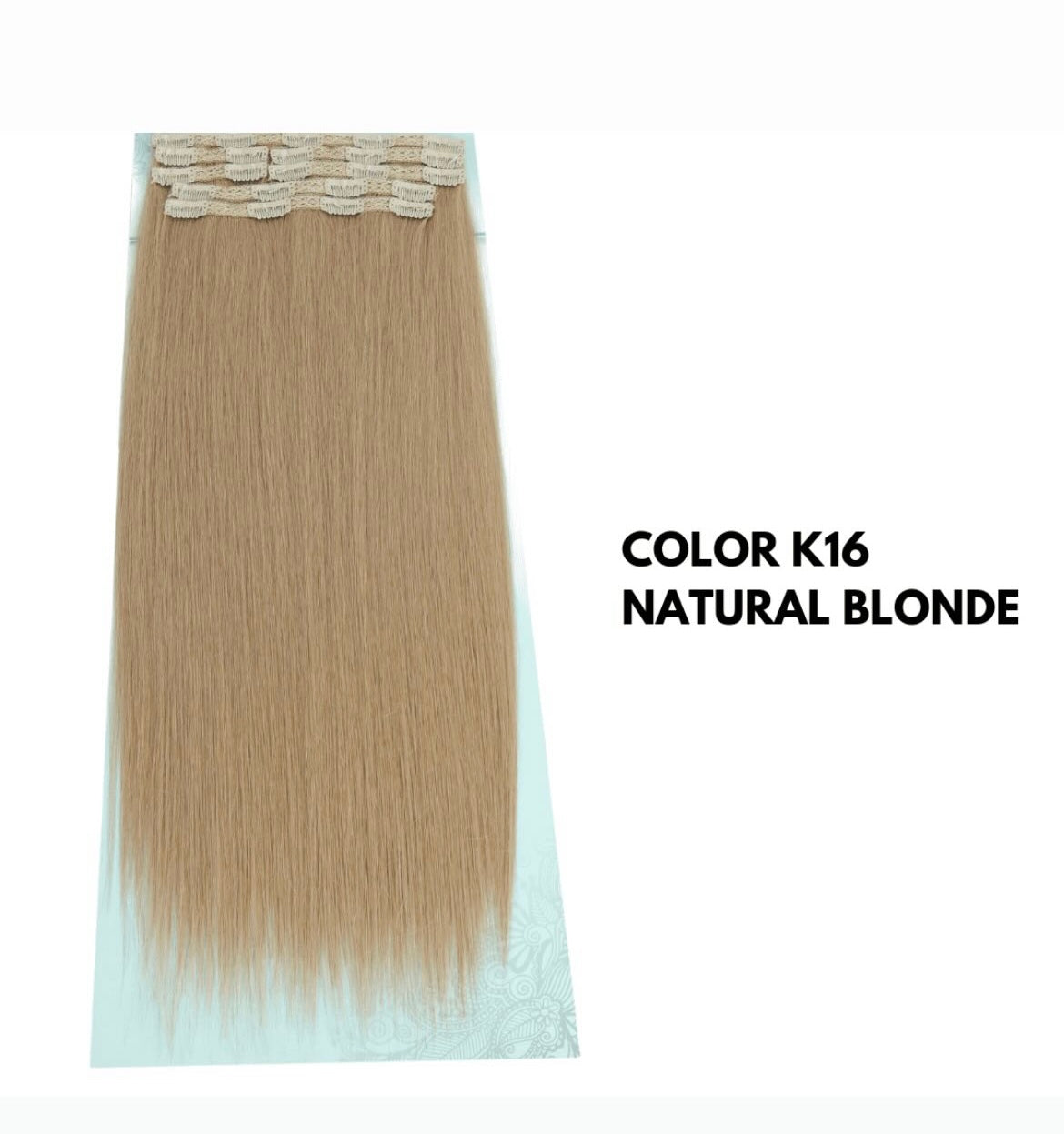 Extension con Clip - Lisce 65 cm - Natural Blonde