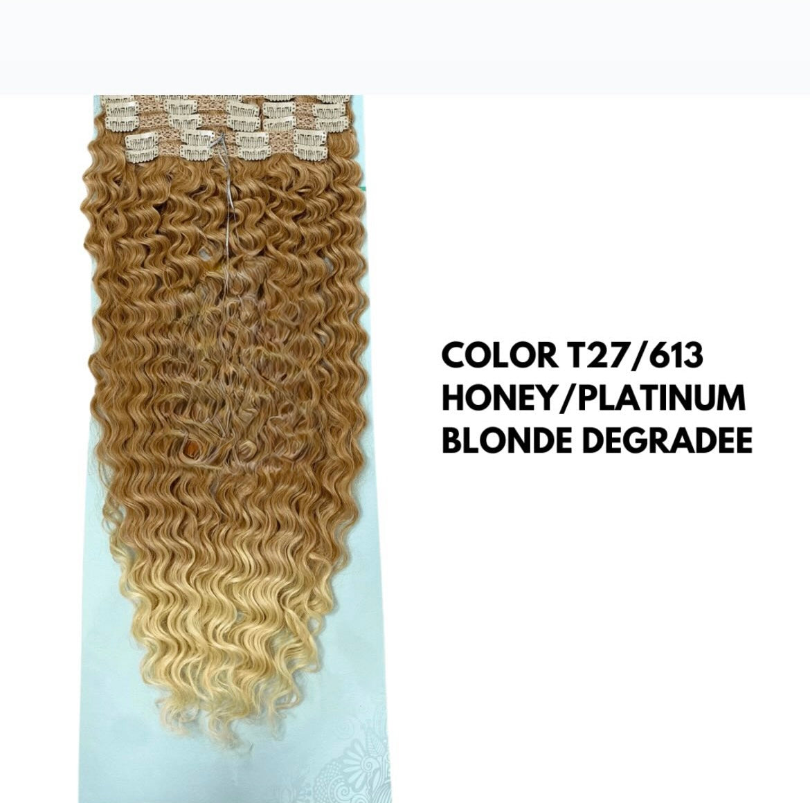 Extension con Clip - Ricce 65 cm - Honey Blonde Degradee