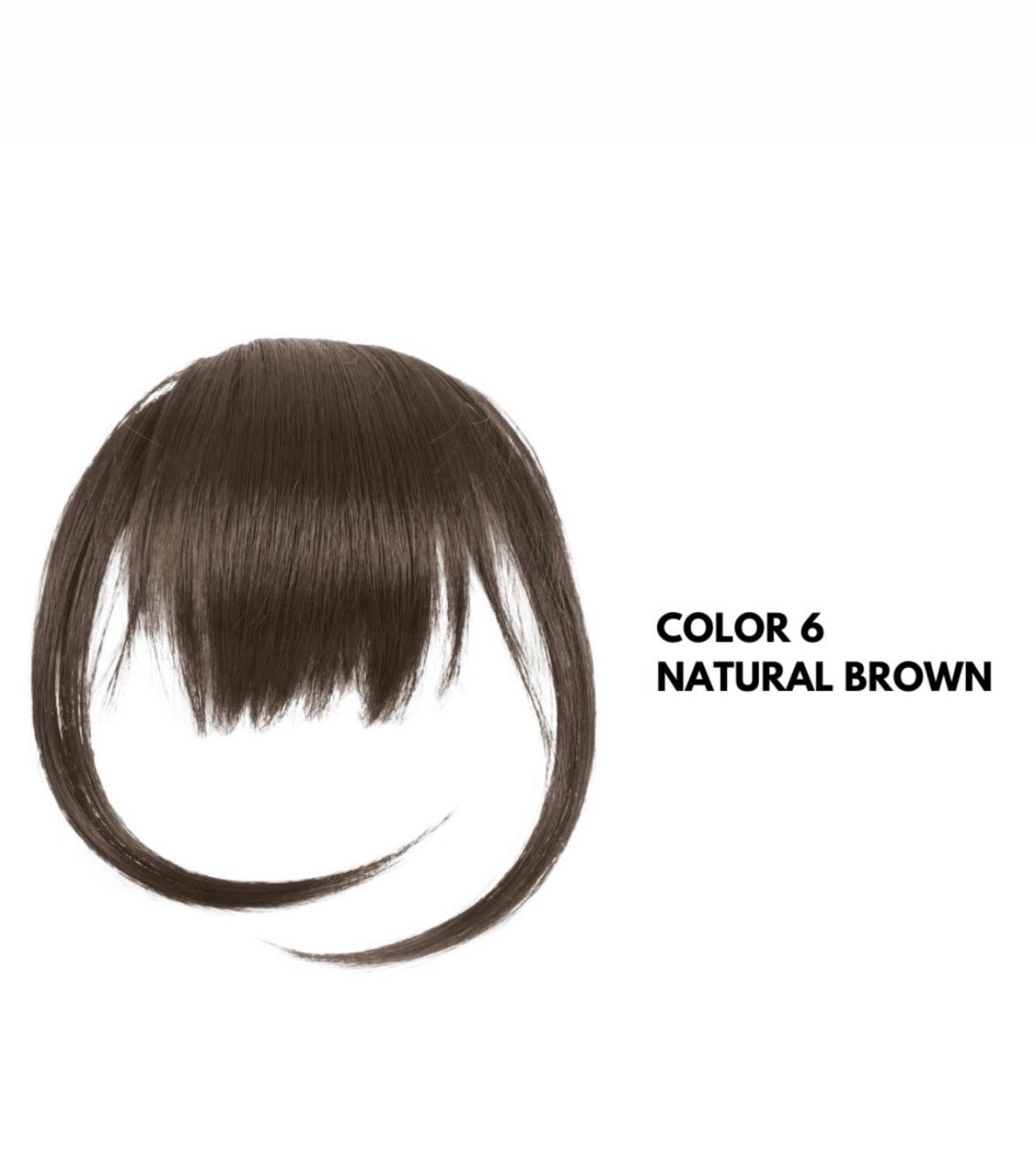 Frangia con Clip - Natural Brown