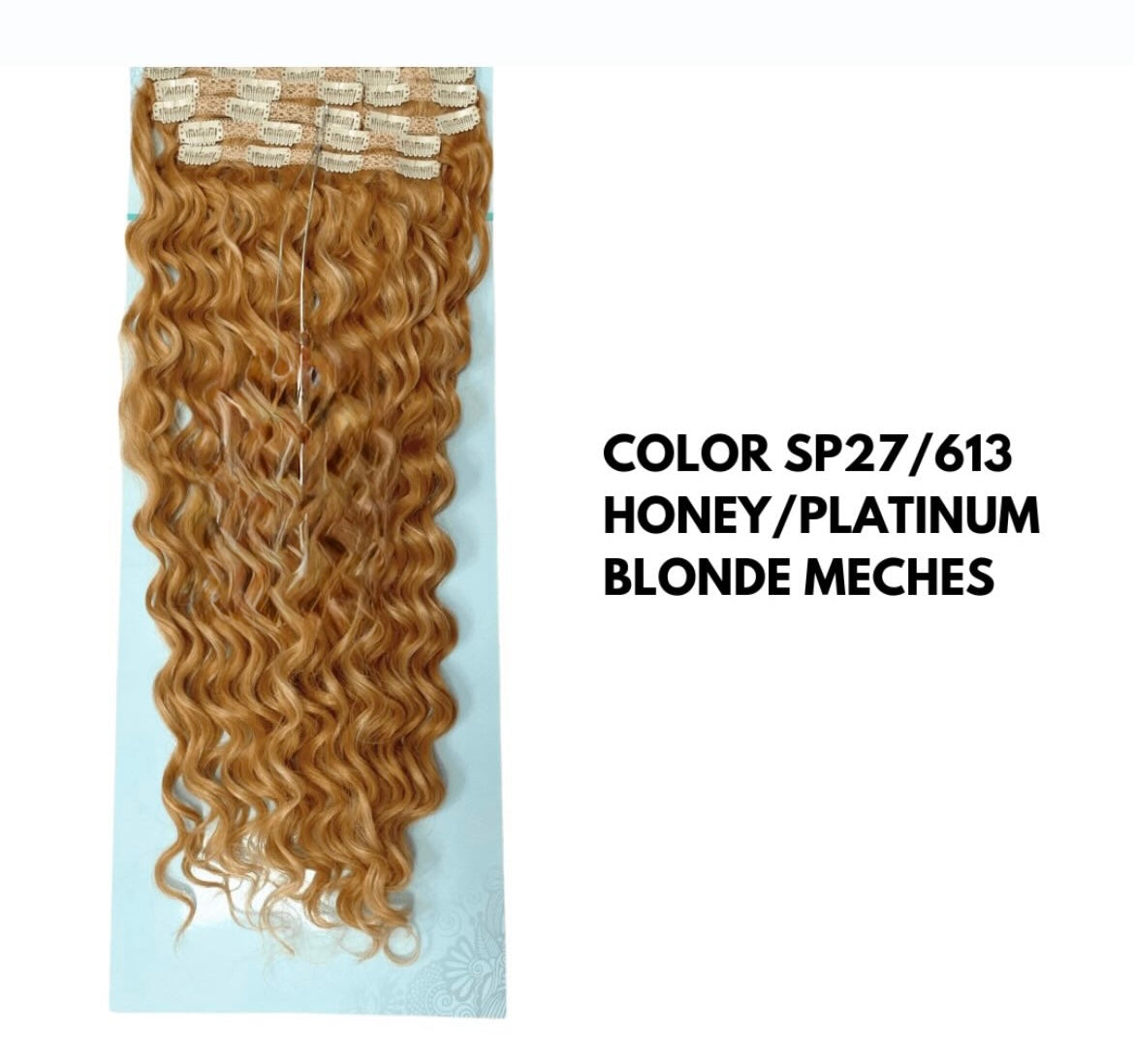 Extension con Clip - Ondulate 65 cm - Honey Degradee