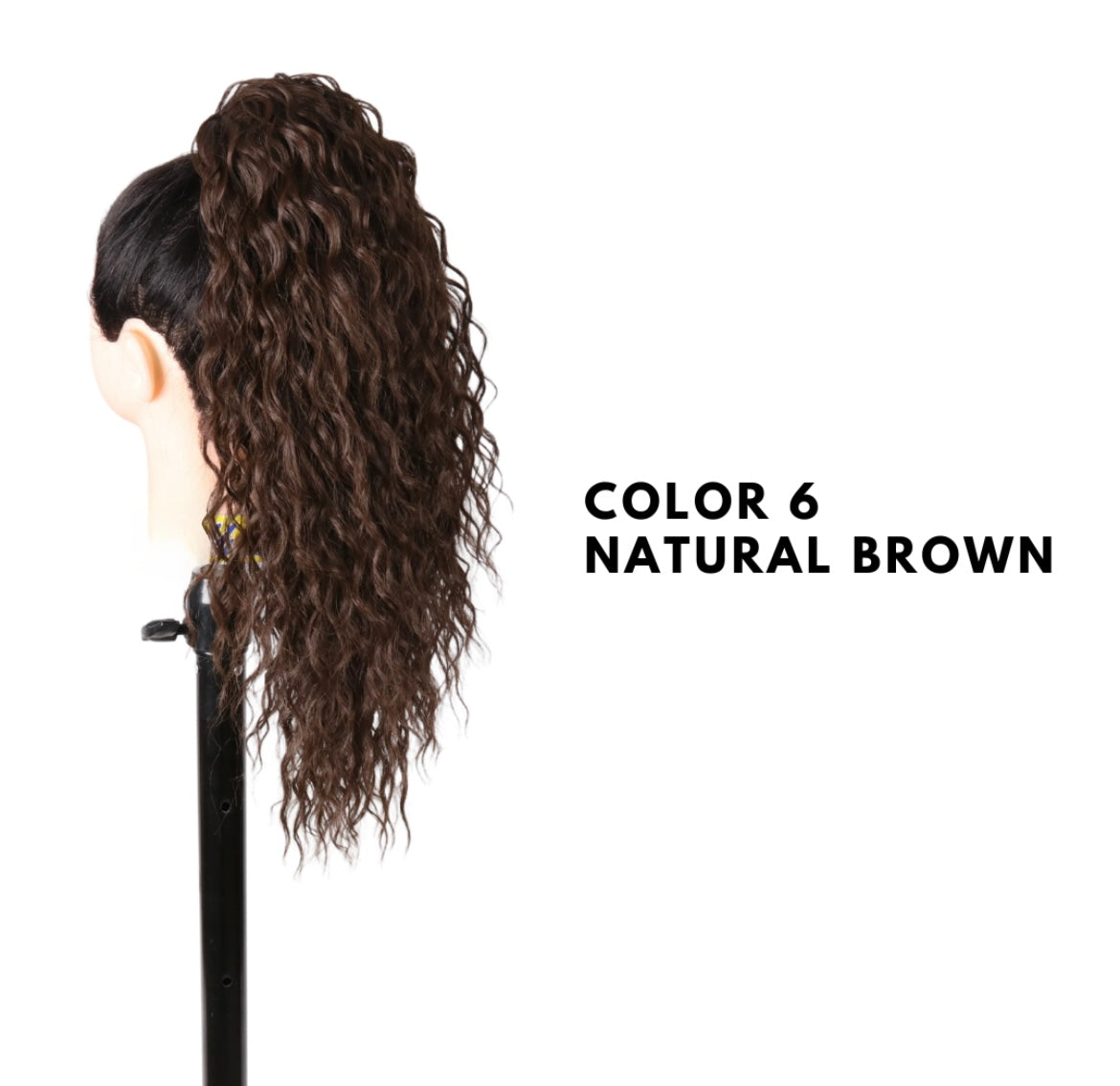 Coda con Coulisse - Riccia 50 cm - Natural Brown
