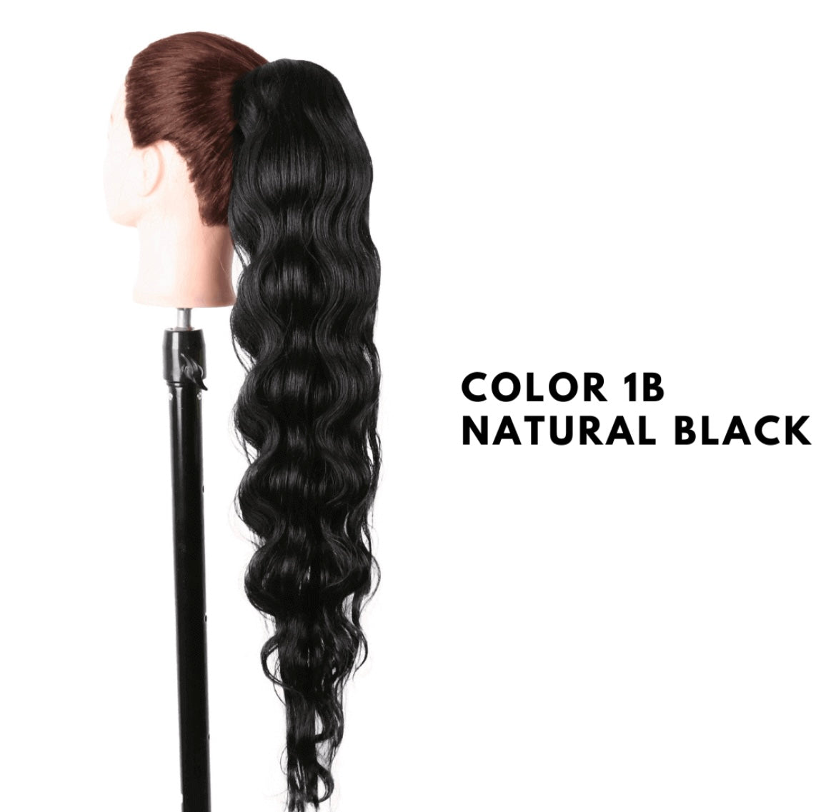 Coda con Coulisse - Frisee 70 cm - Black