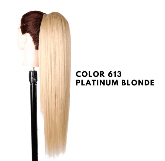 Coda con Coulisse - Liscia 70 cm - Platinum Blonde