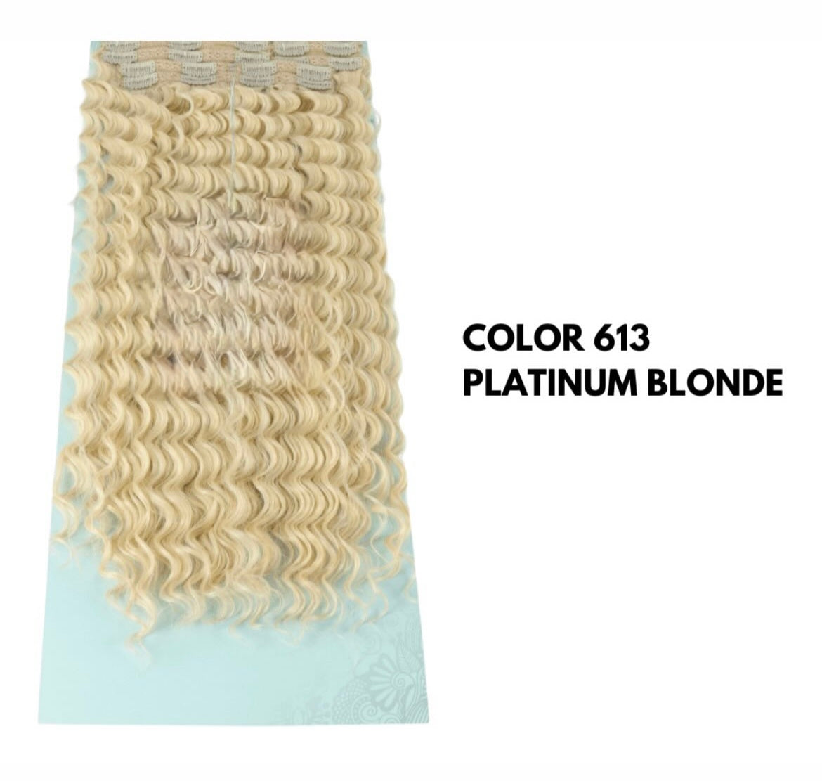 Extension con Clip - Ricce 65 cm - Platinum Blonde