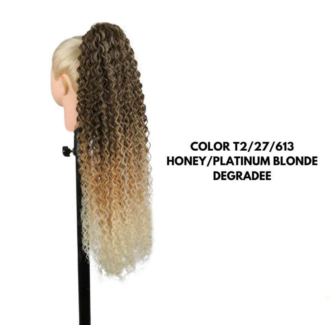 Coda con Coulisse - Riccio Afro 70 cm - Blonde Degradee