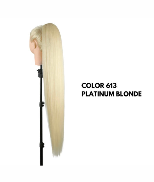 Coda con Coulisse - Liscia 90 cm - Platinum Blonde