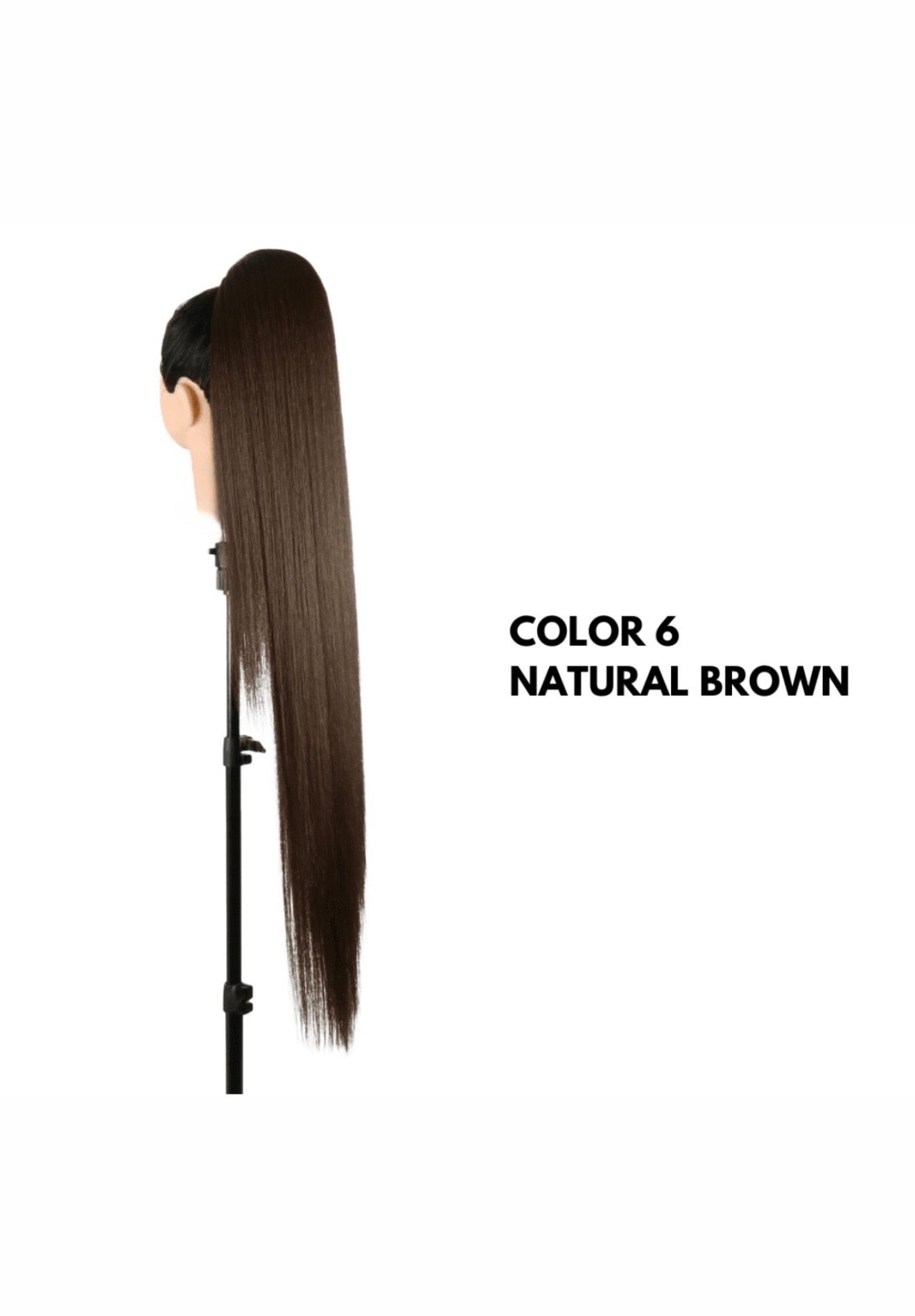 Coda con Coulisse - Liscia 90 cm - Natural Brown