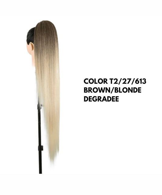 Coda con Coulisse - Liscia 90 cm - Blonde Degradee