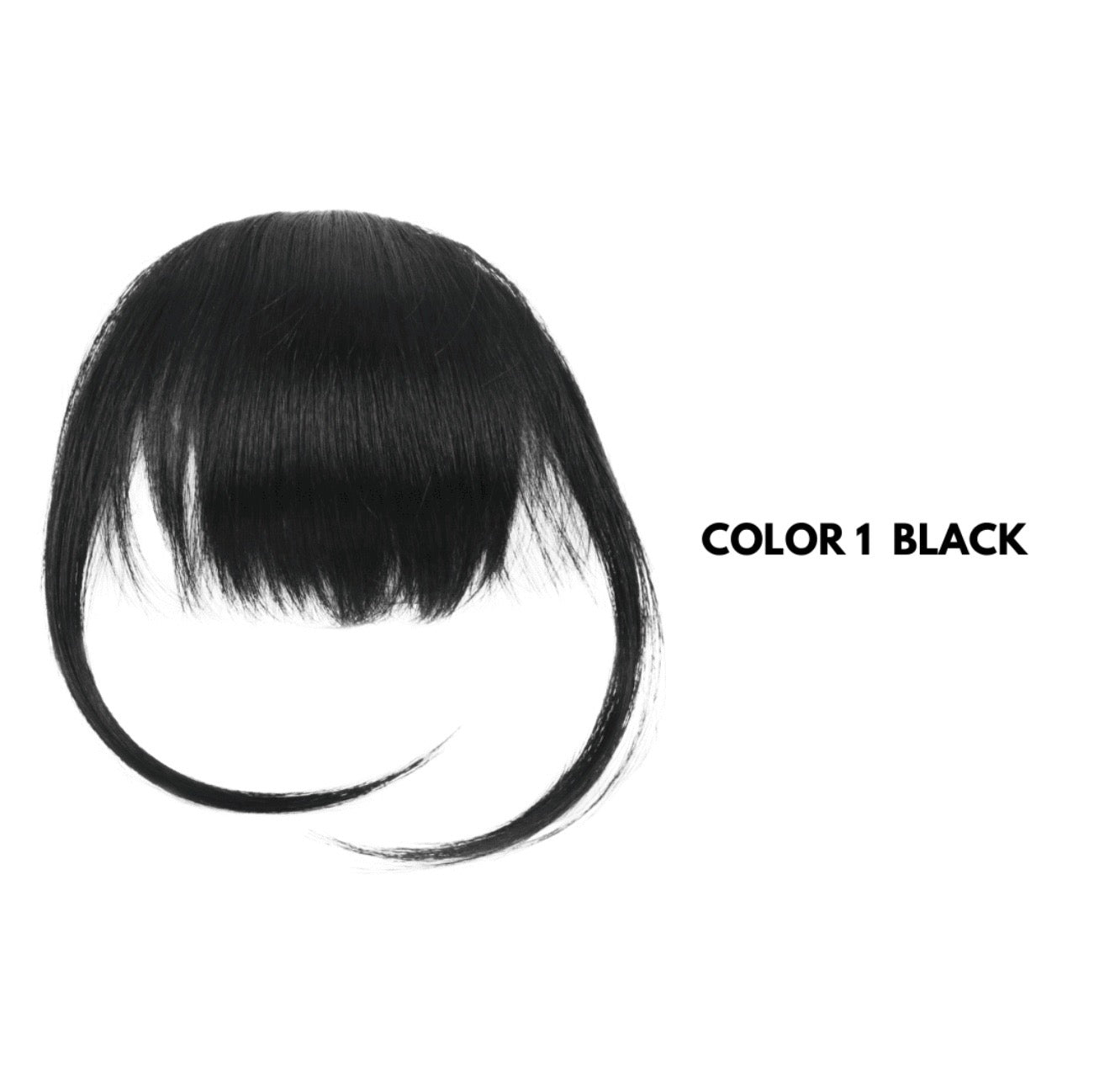 Frangia con Clip - Black