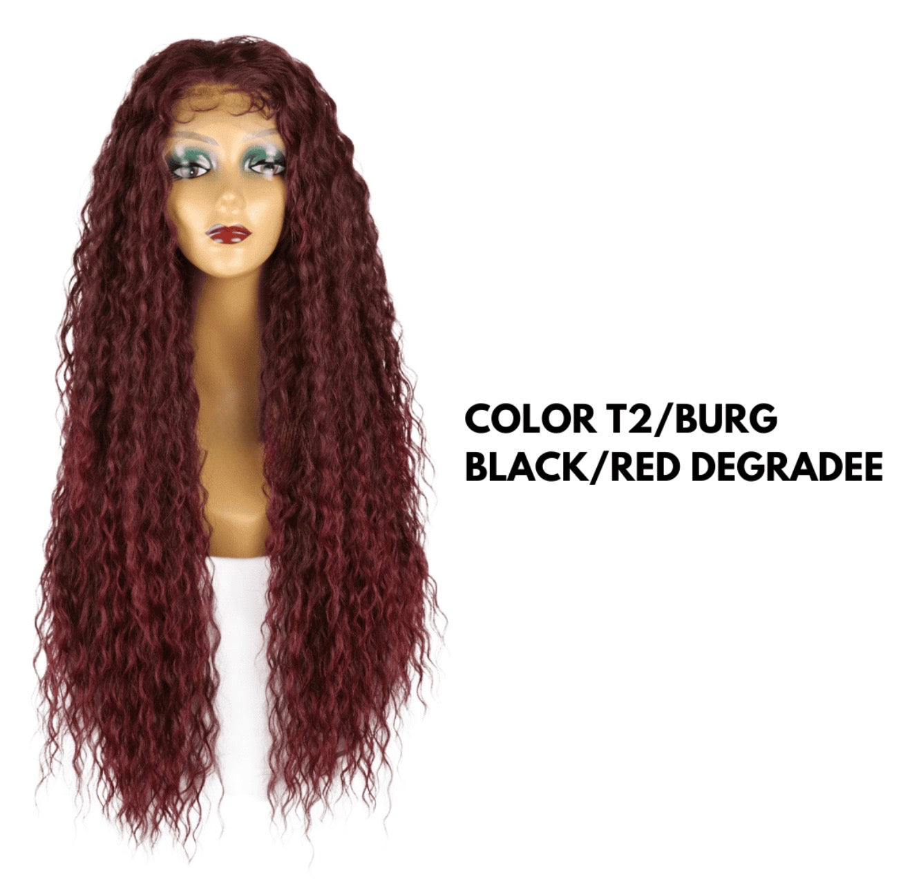 Parrucca - modello riccio - 76 cm