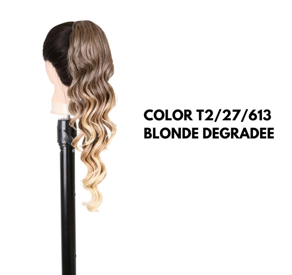 Coda con Coulisse - Ondulata 50 cm - Blonde Degradee