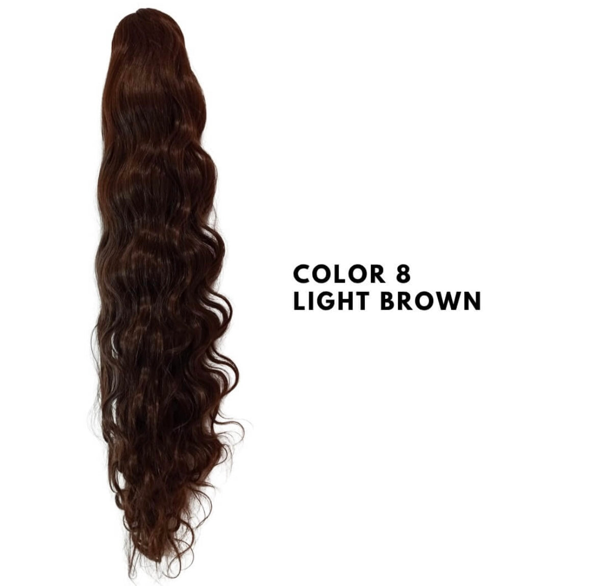 Coda con Coulisse - Frisee 70 cm - Light Brown