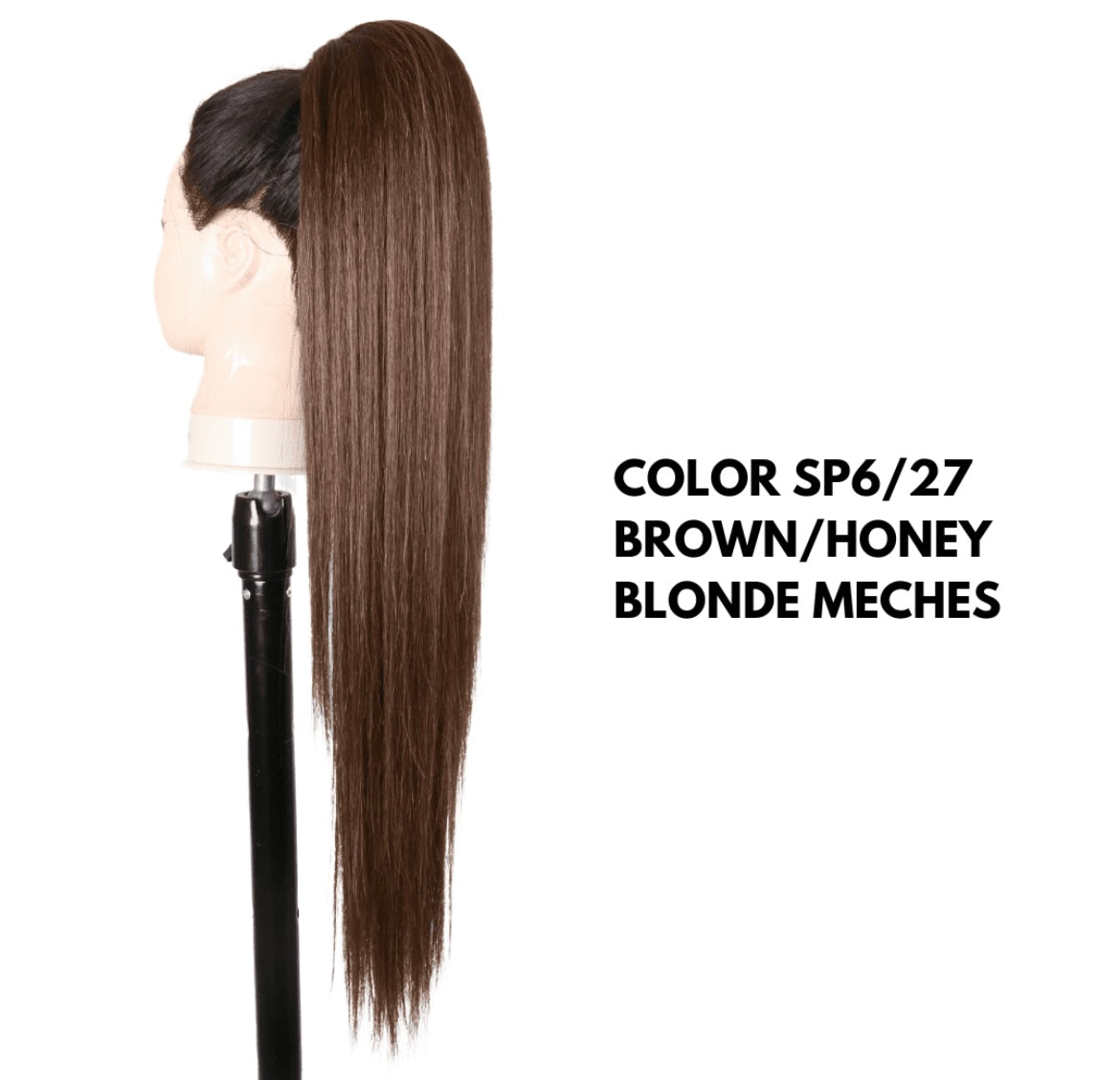 Coda con Coulisse - Liscia 70 cm - Brown Honey meches