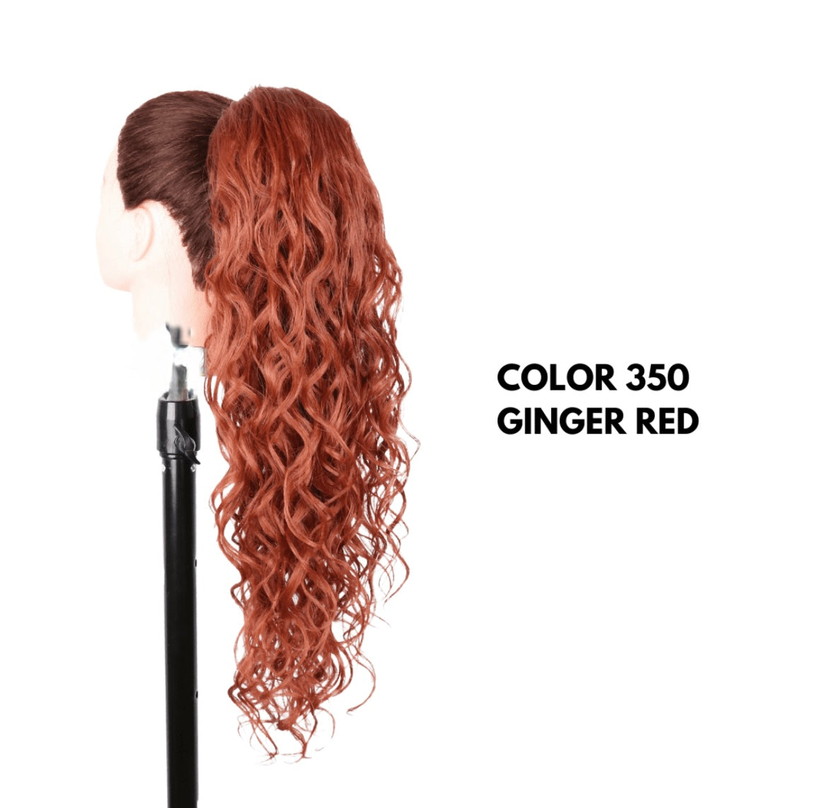Coda con Coulisse - Riccio Morbido 70 cm - Ginger Red