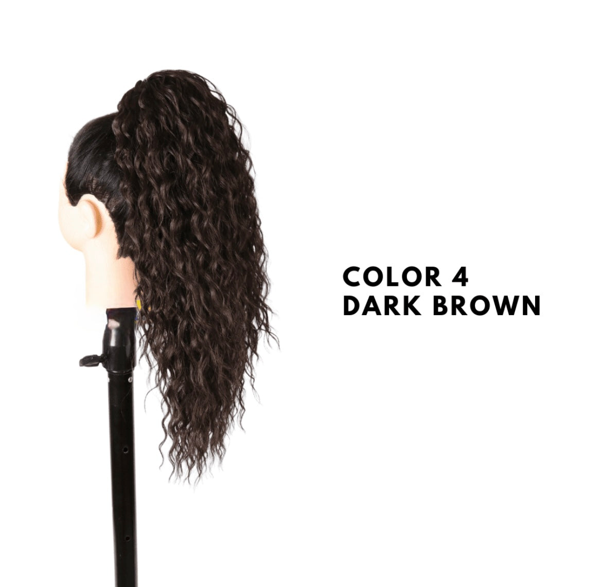 Coda con Coulisse - Riccia 50 cm - Dark Brown