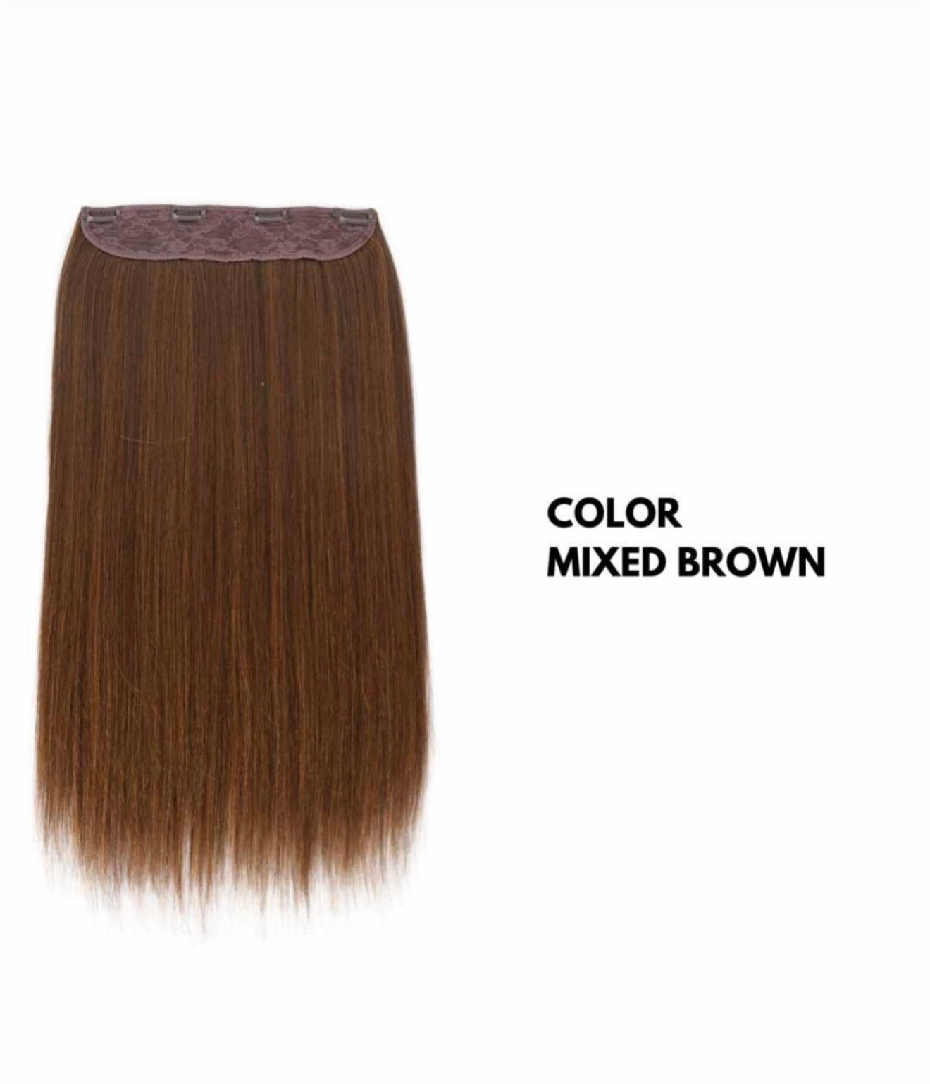 Banda unica con Clip - Mixed Brown