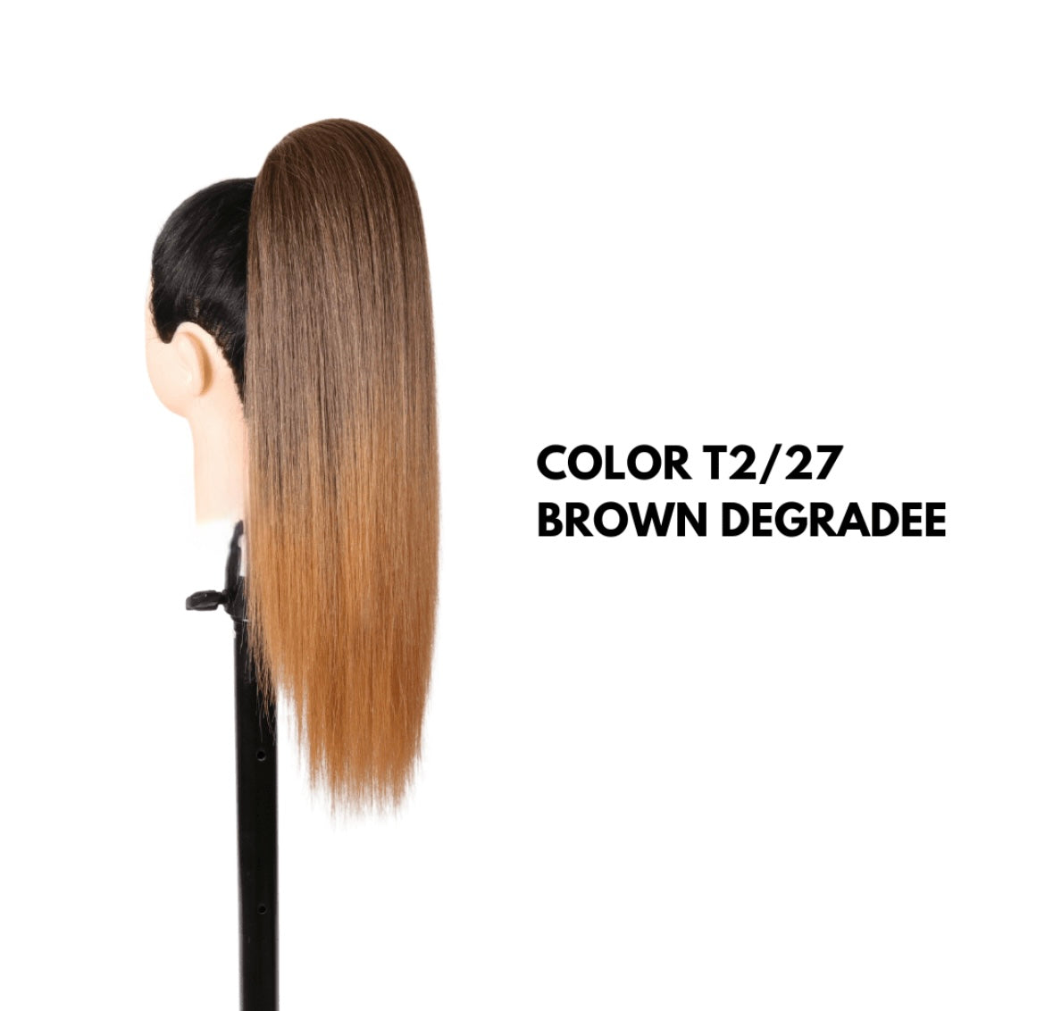 Coda con Coulisse - Liscia 50 cm - Brown Degradee