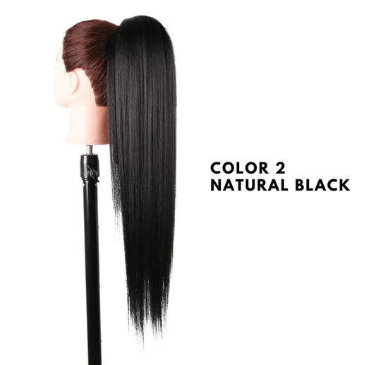 Coda con Coulisse - Liscia 70 cm - Natural Black