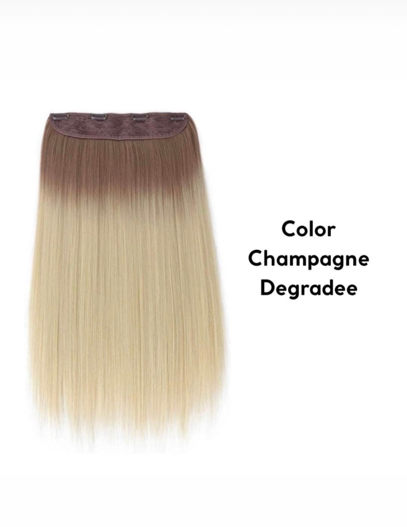 Banda unica con Clip - Champagne Degradee