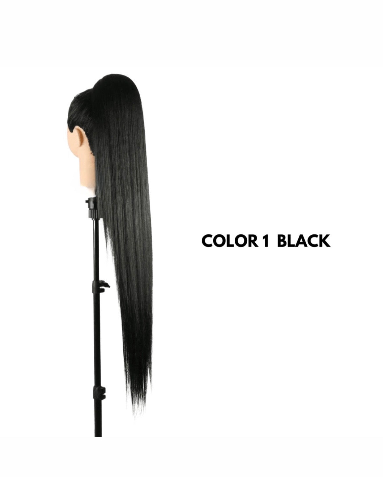 Coda con Coulisse - Liscia 90 cm - Balck