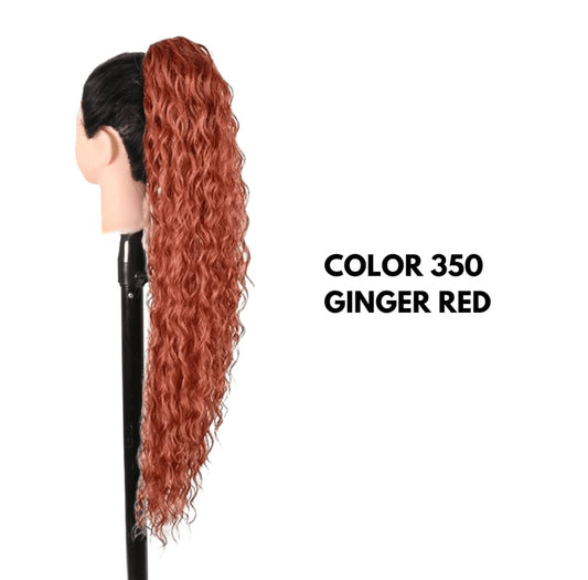 Coda con Coulisse - Riccia 70 cm - Ginger Red