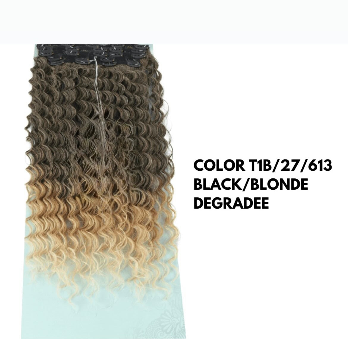 Extension con Clip - Ricce 65 cm - Blonde Degradee