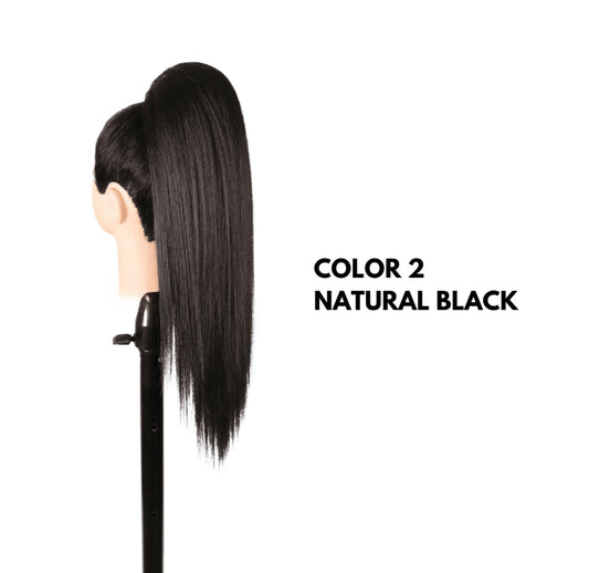 Coda con Coulisse - Liscia 50 cm - Natural Black